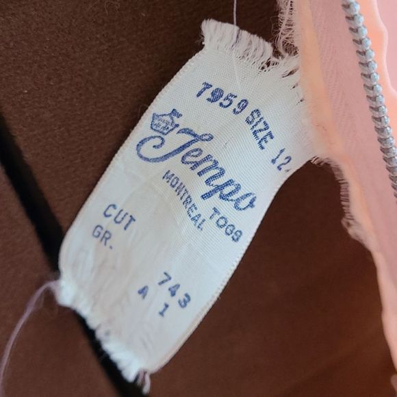 Vintage 50s 60s Tempo Togs Montreal Pink Dress Girls - Picture 12 of 12